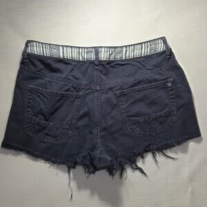 Kendall & Kylie high rise grey/black jean Shorts woman's size 11